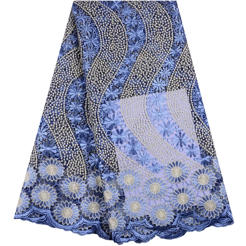 Новый дизайн африканский тюль кружевная ткань французская сетка высокого