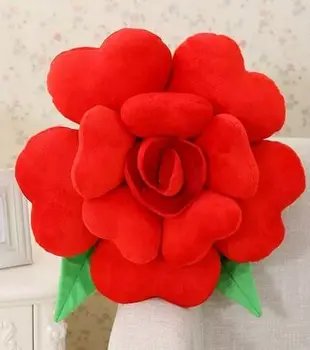 

1pcs/lot Festival Gift Romantic Valentine gift Rose flower Back Cushions pillows 30-60cm