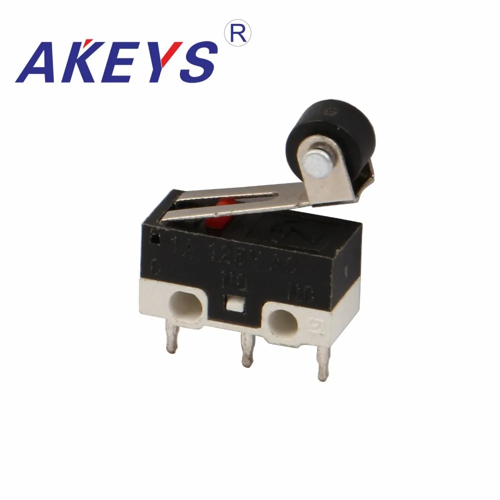 

20PCS MS-004 mouse switch oblong micro switch 13.5mm mouse button tripod with roller JL010
