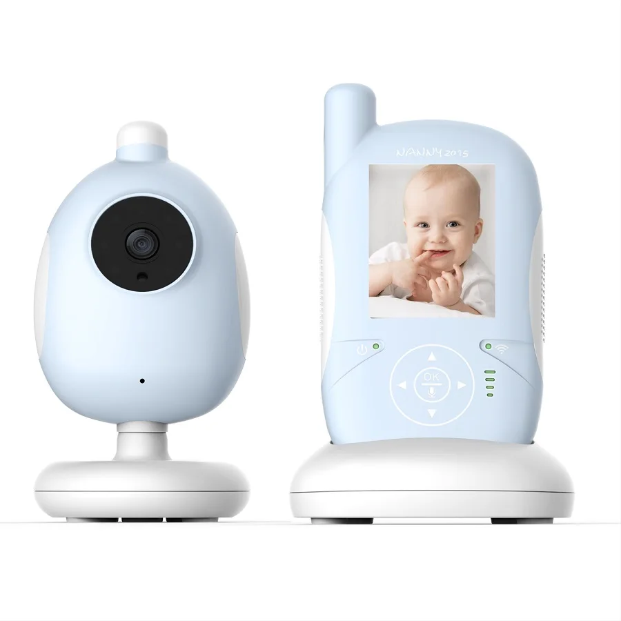 2 4 inch baby monitors baby monitor IR Night vision Lullabies Temperature Monitor Intercom Feeding Alarm