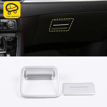 

CarManGo For Mazda CX8 CX-8 2018 Auto Car storage box frame trim Sticker Cover Accessories