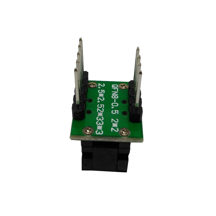 Программатор QFN8 DFN8 WSON8 разъем Pogo Pin Probe Adapter Pitch 0 5 мм IC Body Size 2x2 раскладушка тестовый