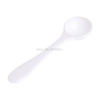 

1 Gram Granular Powder Fertilizer White Scoop Spoon Plastic Gardening Supplies