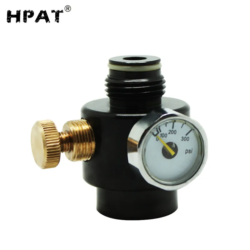 HPAT 2 шт./лот 0-300psi Пейнтбол сжатия воздуха/Co2 Регулируемый регулятор