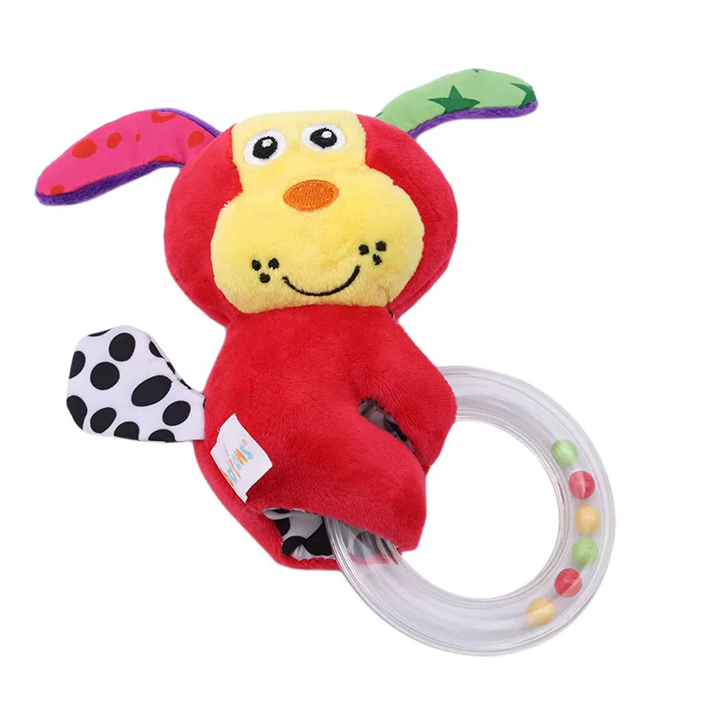 Колокольчики для младенцев Плюшевые игрушки круглый погремушка игрушки Прекрасный животных Детские Детская кровать погремушка в коляску