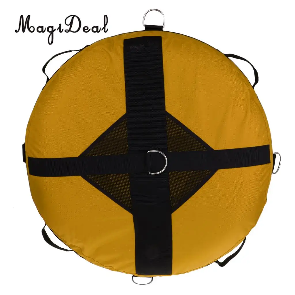 High Visibility Freediving Buoy Safety Inflatable Training Float for Scuba Diving, Spearfishing, Snorkeling - 4 Colors Available