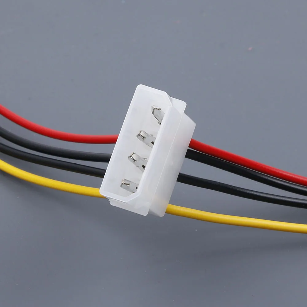 Кабель для компьютера 4/15 Pin IDE разветвитель питания 1 штекер на 2 гнезда IDE/SATA