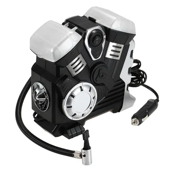 

Auto Car Air Compressor DC 12V Portable Pump Tire Inflator with LED Digital Display up to 150PSI for Car Bicycle SUV Boat