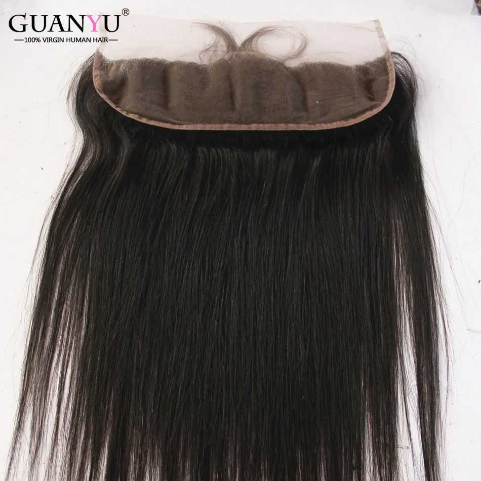 

7A Peruvian Lace Frontal Closure Straight 13x4 Color 1B Unprocessed Peruvian Virgin Hair Full Lace Frontal With Baby Hair