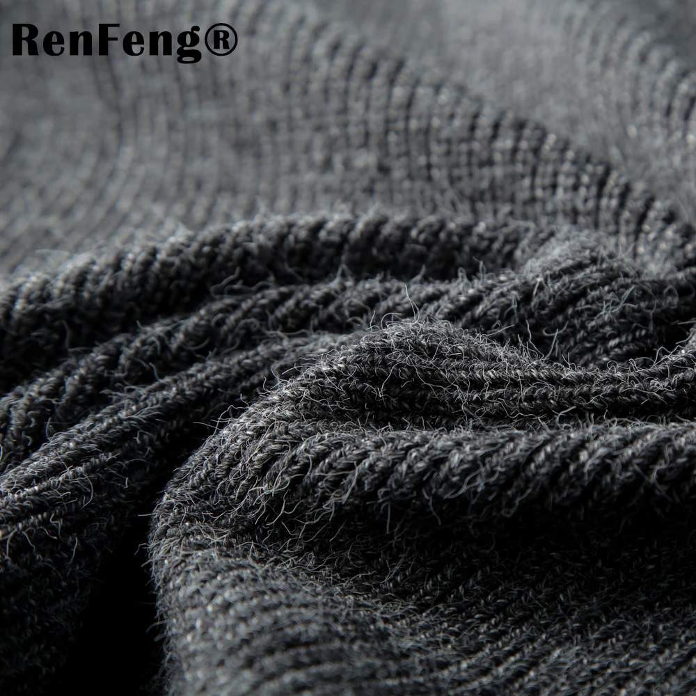 2018 Autumn new sweater Turn-down high collar warm sweater men's sweter winter Korean Slim tide knitted jumpers sweter mujer (10)