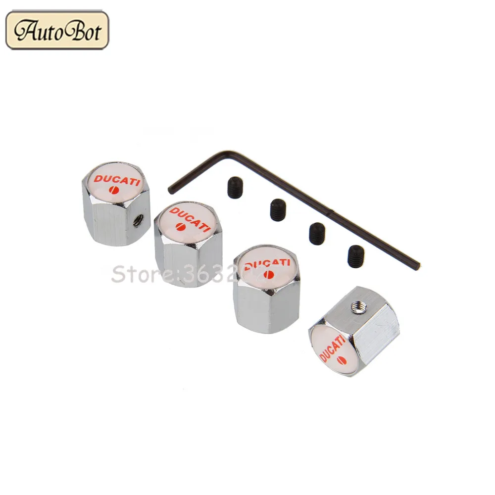4PCS Anti Theft Wheel Tire Valve Stem Caps For DUCATI Diavel