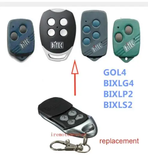 DITEC GOL4 BIXLG4 BIXLP2 BIXLS2 замена двери гаража красивый пульт дистанционного управления |