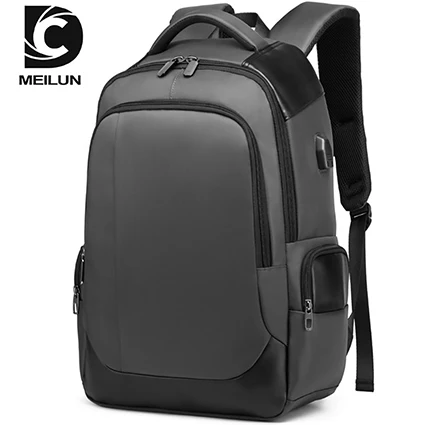 Мужской водонепроницаемый Оксфордский рюкзак с usb зарядкой, мужской рюкзак для путешествий для ноутбука, рюкзак для ноутбука, рюкзак для отдыха, рюкзак для подростков, школьная сумка - Цвет: GRAY