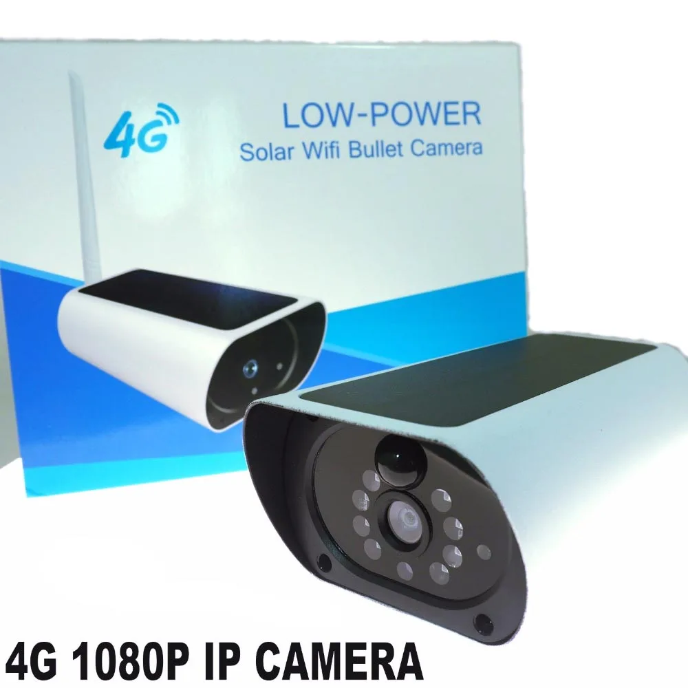 Solar Powered IP Camera Y9 HD 1080P Wireless GSM 4G SIM Card Outdoor Security CCTV Camera with Solar Charging Motion Detection