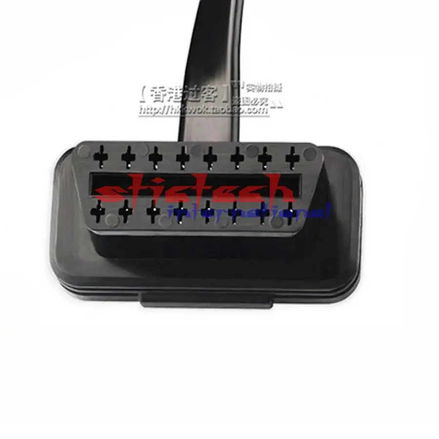 От DHL или FedEx, 50 шт в наборе, AOBDII OBD2 16Pin мужского и женского пола ELM327 диагностический соединитель для удлинителя 60 см