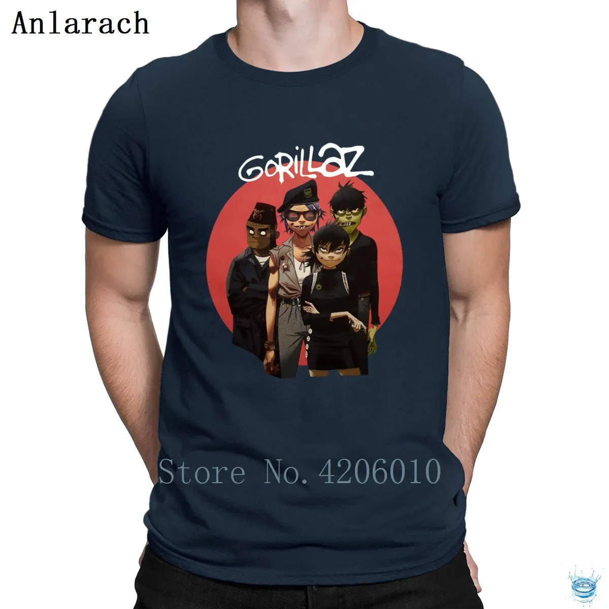 Gorillaz Humanz футболки Clever 2018 для отдыха уличная футболка Для мужчин евро Размеры Юмор