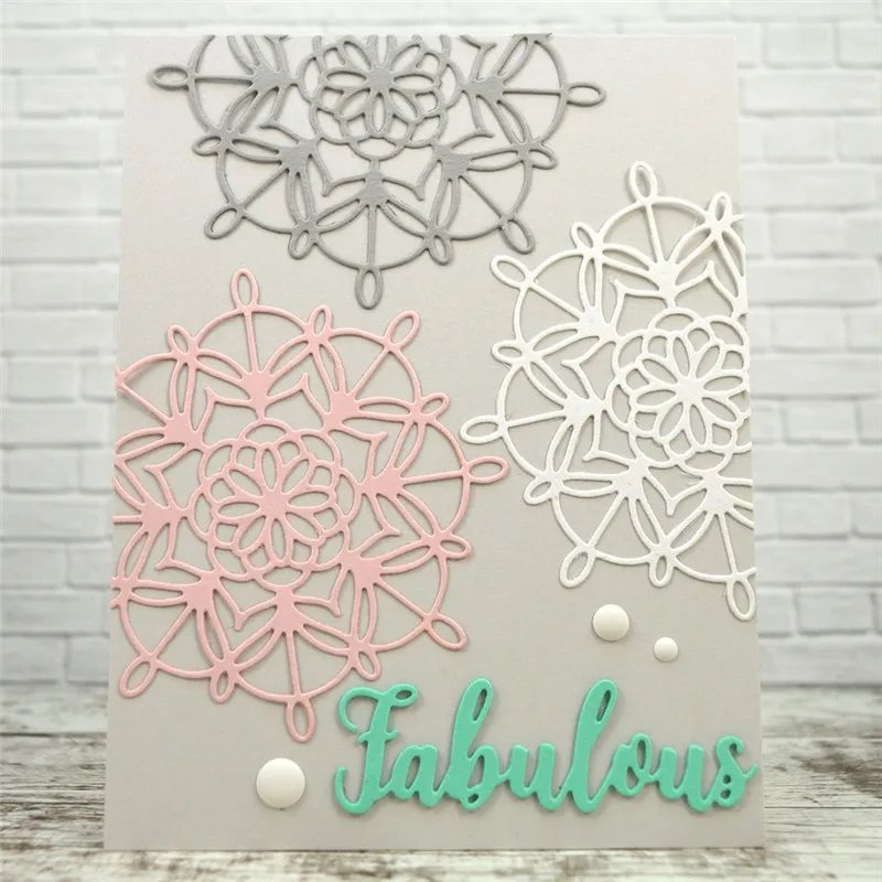 

Flower Frame Metal Cutting Dies for Scrapbooking New 2019 for Craft Cuts Card Making Album Embossing Paper Stencil Decor