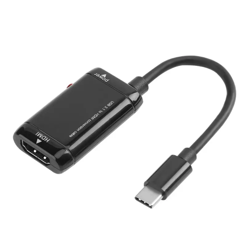 Новое поступление USB 3.1 Тип-C мужчина к женщине HDMI 1080 P Кабель-адаптер для ноутбука MacBook HDTV для Dell xps13/15