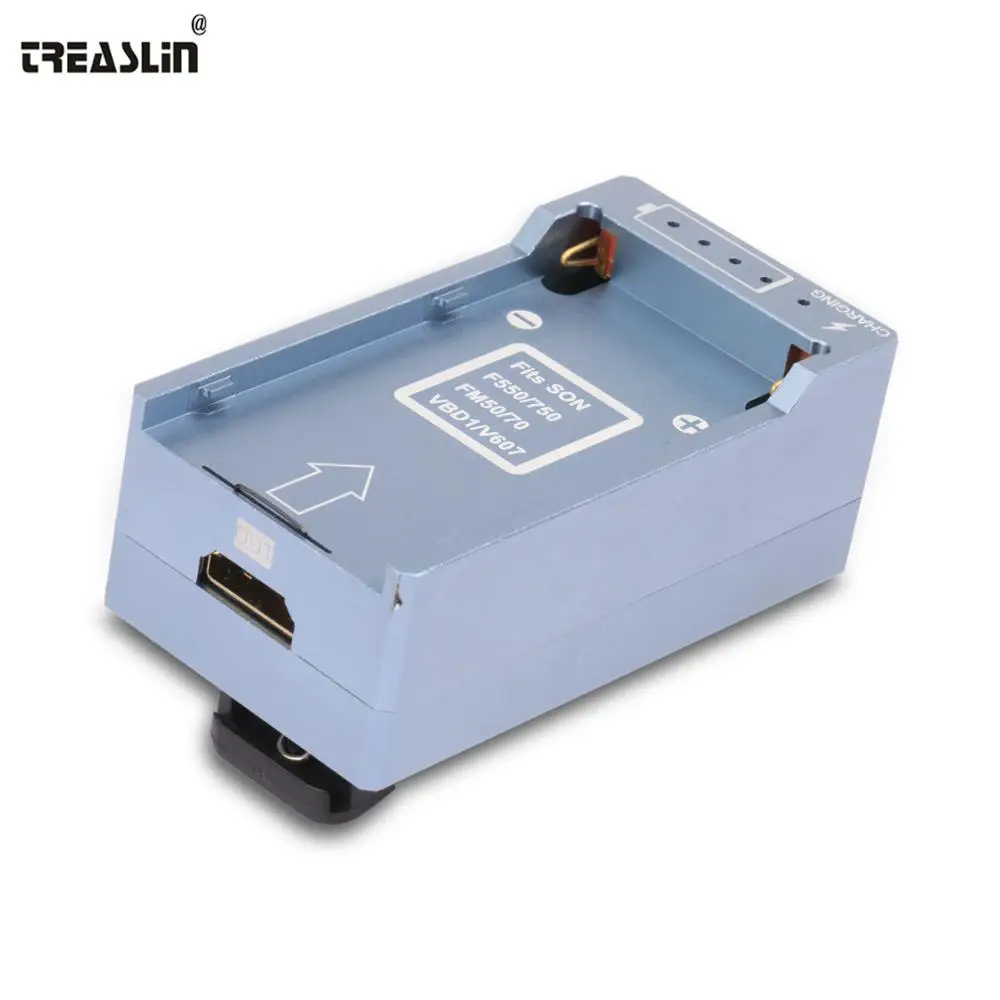 

TreasLin SD-SDI/HD-SDI/3G-SDI to HDMI Converter 1080P SDI Converter with Battery Charger for Outdoor filming