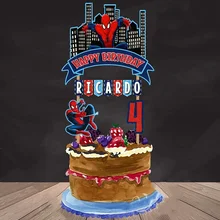 Вечерние подарки супергероев на заказ, детские украшения для мальчиков, подарки на день рождения