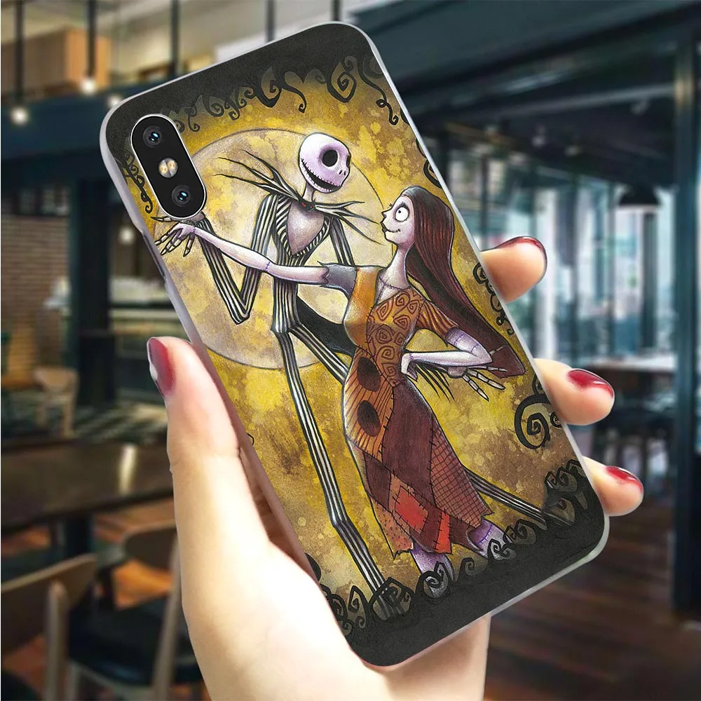 Plastic Phone Case for iPhone XR Nightmare Christmas Cover for iPhone Xs Max Covers Xs 6 6S 8 Plus 7 5S 5 SE