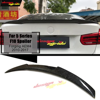 

Fits For BMW F10 5 Series & M5 Forging Carbon Fiber High Kick Big Trunk Spoiler Wing 520i 525i 530i 535d 535i 550i wings 2010-17