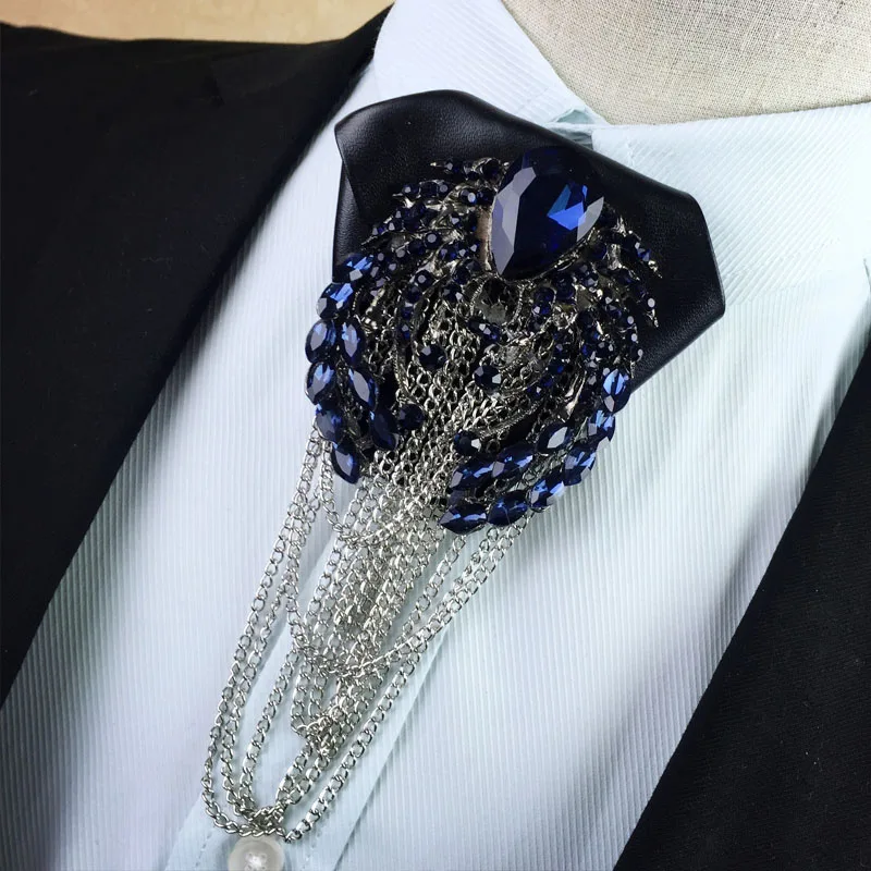 Мужской галстук бабочка с металлической кисточкой в корейском стиле|mens bow tie|bow