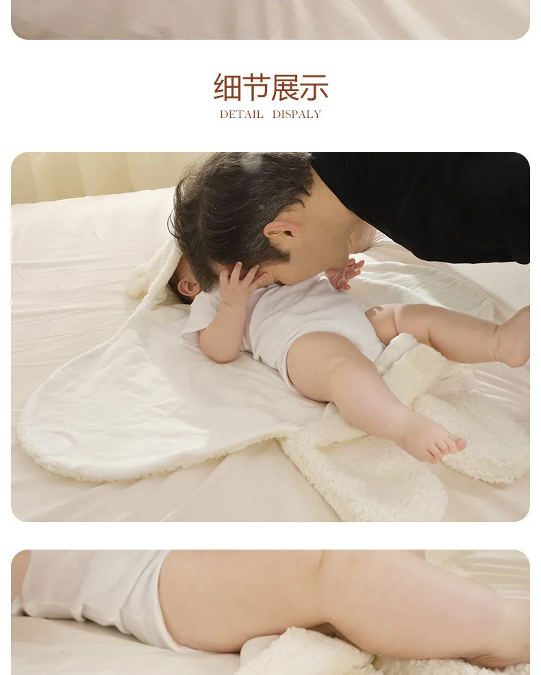 Одеяло для новорожденных, Пеленальное Одеяло из берберского флиса для младенцев, термоконверт для малышей, Детские спальные мешки