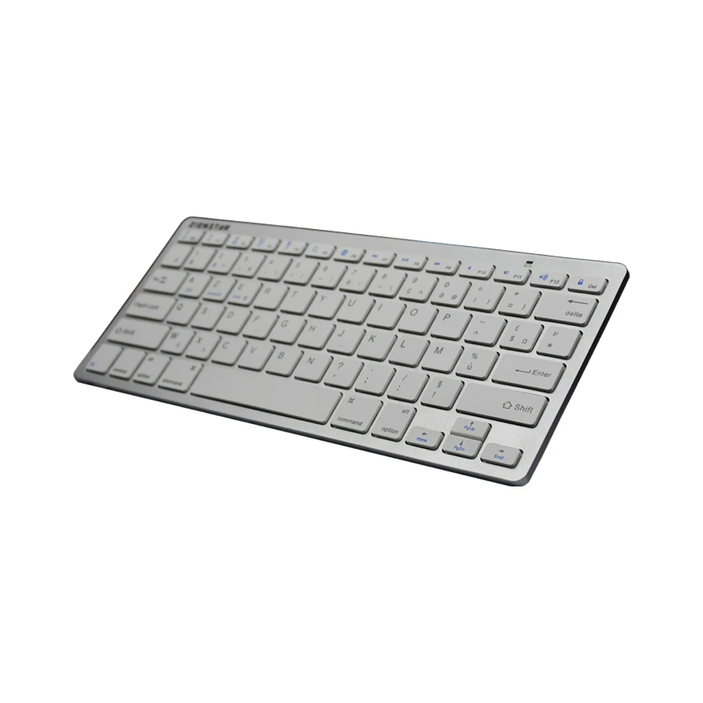 Zienstar AZERTY французский язык Ultra slim беспроводная клавиатура Bluetooth 3,0 для ipad/Iphone/Macbook/PC компьютер/Android планшеты