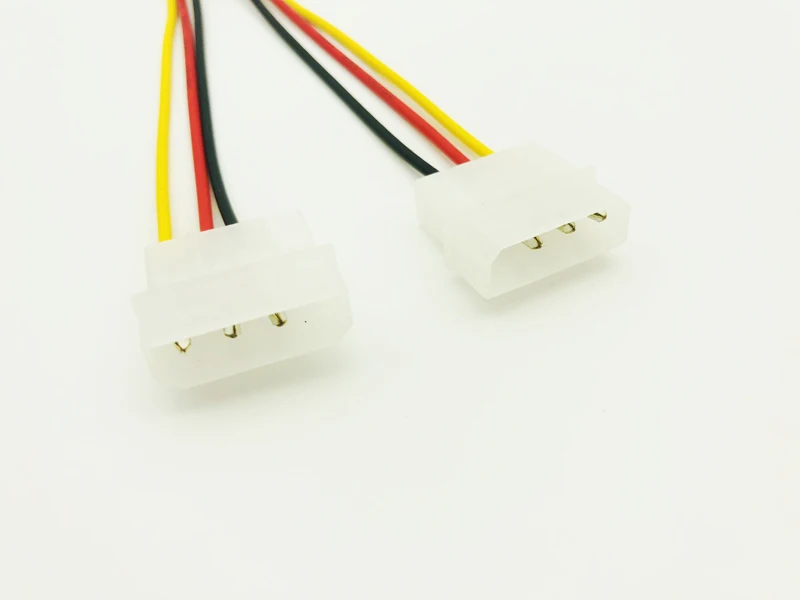 5 шт./лот двойной 4 Pin к 6 Molex PCI E внешняя видеокарта кабель питания конвертер