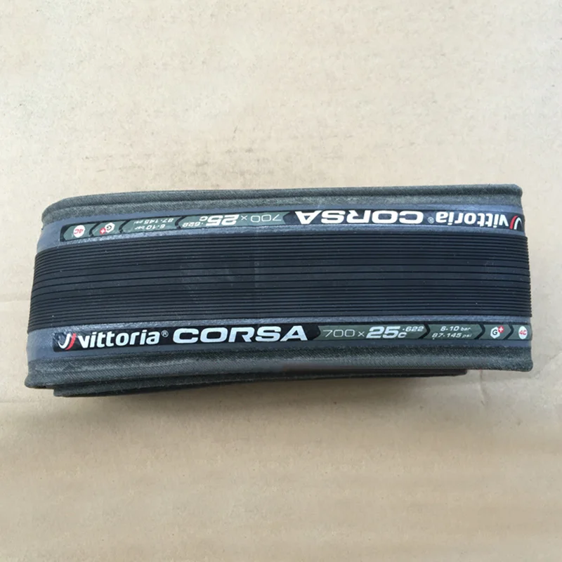 Vittoria Corsa G+ Graphene шины для шоссейных велосипедов 700 x 23c/25c складывающиеся шины с защитой от ударов трубчатая шина 1 шина - Цвет: Black-gray700x25C