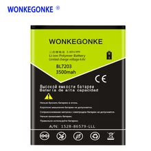 WONKEGONKE BL7203 для Fly IQ4405 IQ4413 высококачественные аккумуляторы