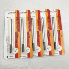 5 шт./лот, заправка синими чернилами для Пикассо Pimio, Ручка-роллер, высокое качество, швейцарский наконечник, Шариковая заправка, 0,5 мм, винтовой тип