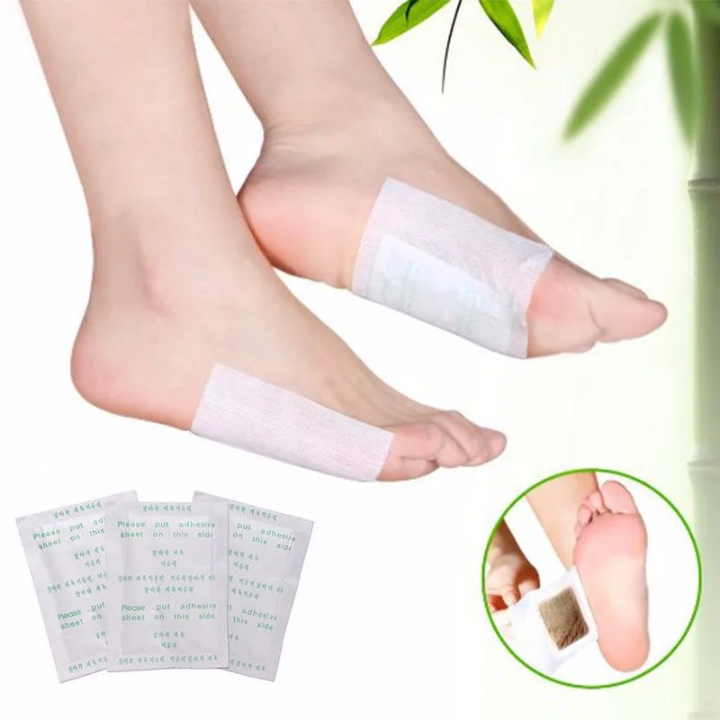 10-Pcs-Cleansing-Detox-Foot-Pad-Herbal-Patch-Detoxify-Toxins-Adhesive-Keeping-Fit-Health-Care-Improve
