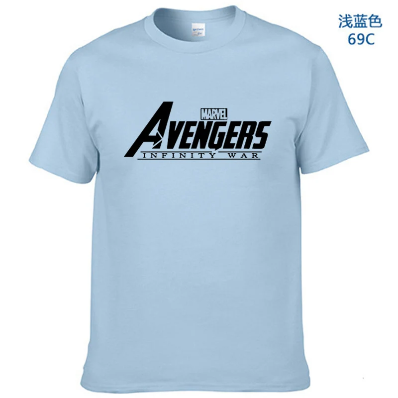 

2019 New Fashion Brand MARVEL tees AVENGERS INFINITY WAR T-Shirt Men Cotton Short Sleeves Casual Male Tshirt Marvel T shirts Men