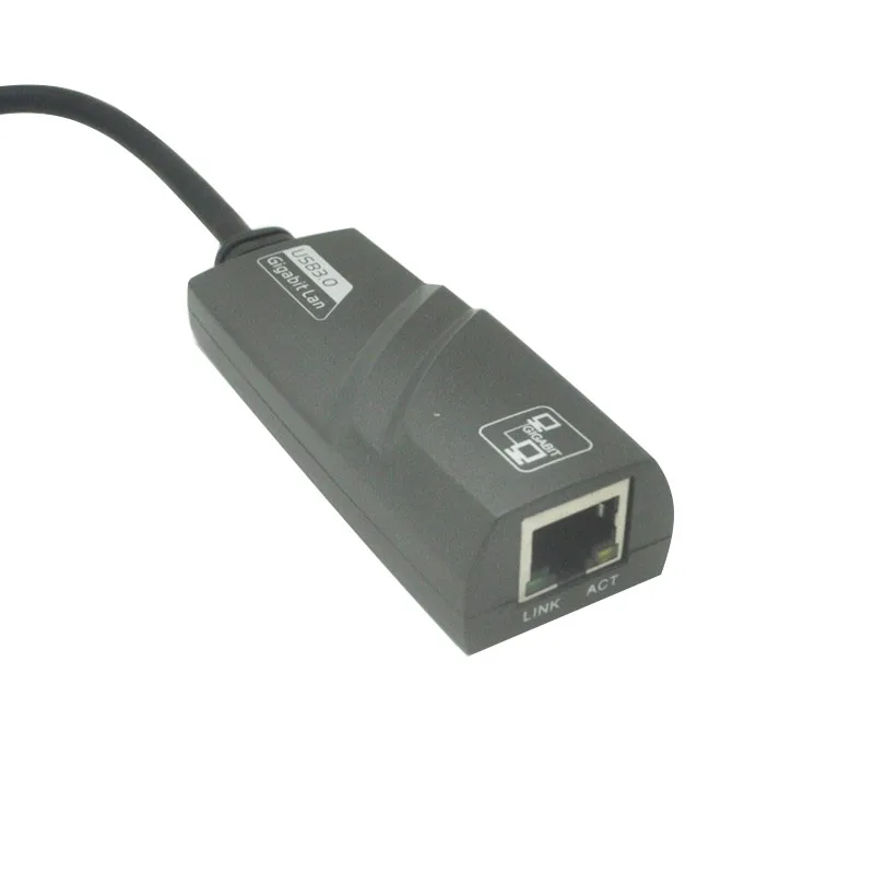 Chielecna Новое поступление подключаемый к 10/100/1000 Мбит/с Gigabit Ethernet RJ45 Сеть USB 3,0 адаптер карты для ipad