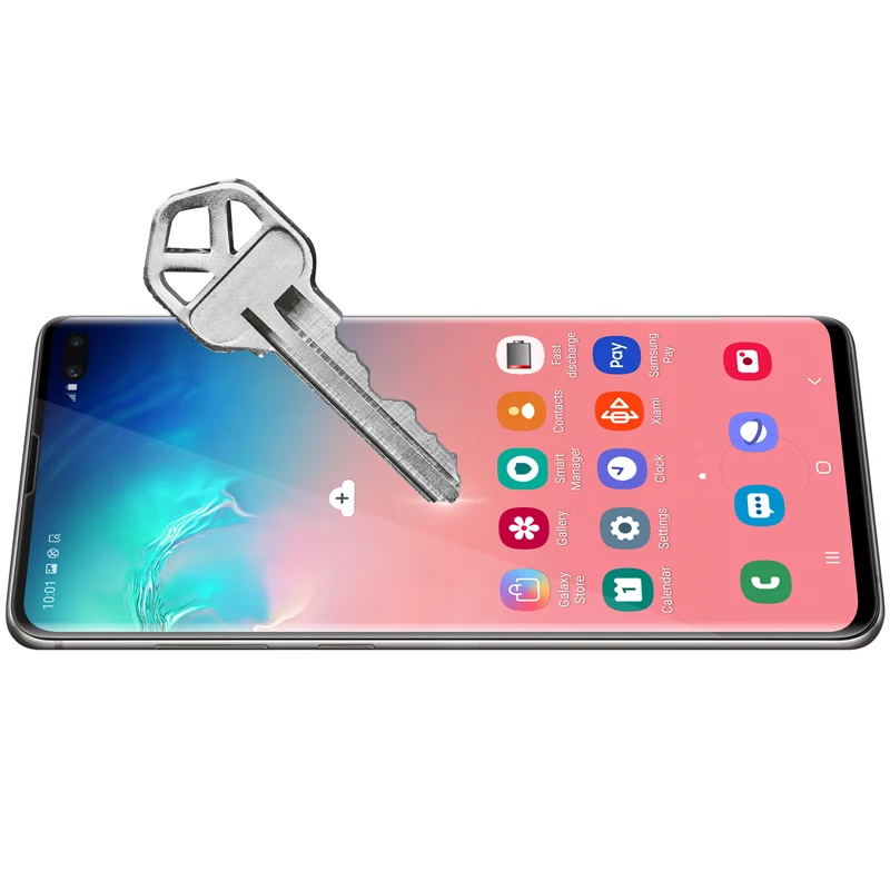 Nillkin 3D CP+ Max закаленное стекло для samsung Galaxy S10 Plus Полное покрытие экрана изогнутый защитный олеофобный