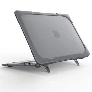 

New Shockproof Outer cover Case Foldable Stand For Macbook Air Pro Retina 11 12 13 15 inch with Touch Bar + Keyboard Cover