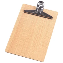 A4 Деревянный планшет папка для файлов стационарная доска жесткая доска письменная пластина зажим Сумка для документов папка для файлов буфер обмена отчет оффик