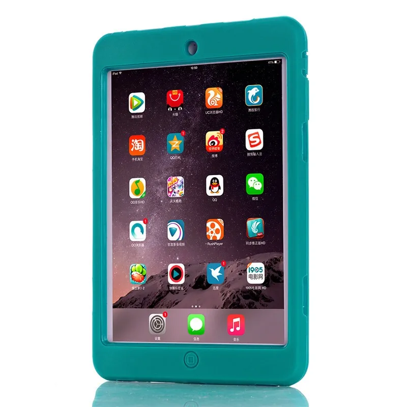 Eco-friendly Baby Safe Case For Apple IPad Mini Case Kids Shockproof TPU PC Tablet Case For IPad Mini 2 Mini 3 Mini 1 Cover (6)