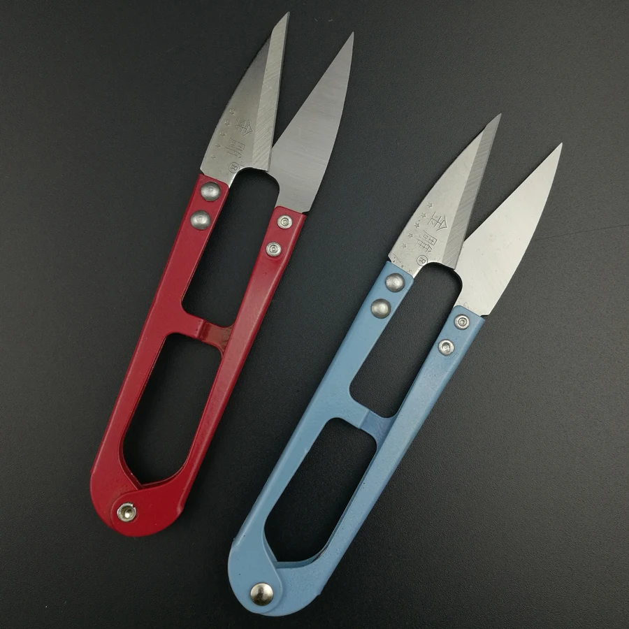 2 Pc High quality Cutting Tools Big U Shape Stainless Steel Scissors DIY Sewing Scissor Household Cutter Accessory | Дом и сад