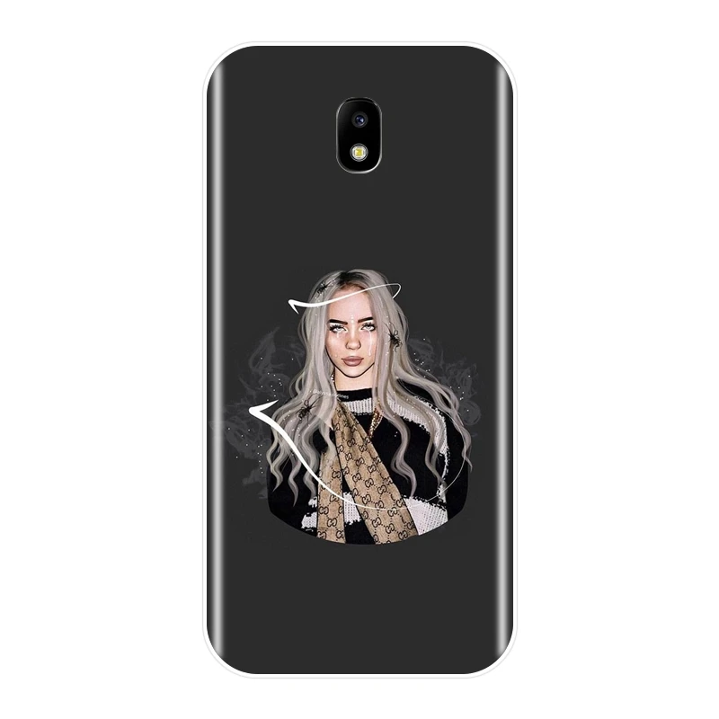 No.7 Billie Eilish задняя крышка для Samsung Galaxy J4 J6 J8 плюс J2 J5 J7 Prime J3 J5 J7 Мягкий силиконовый чехол для телефона - Цвет: No.7