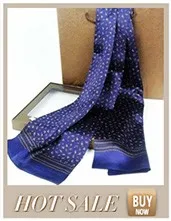 Fashion Brand Mens 100% Silk Long Scarf/Cravat Double Layer Black__ Gifts__For 4 Seasons