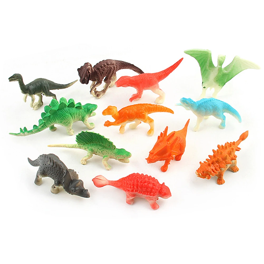 12 шт Юрского периода для детей украшения древних фигурки Животные играть коллекция моделирование игрушечный динозавр модель милые