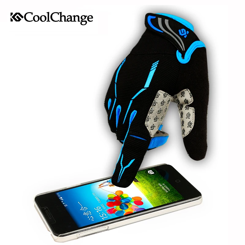 CoolChange 2016 Touch Screen Gel Full Finger font b Cycling b font font b Glove b