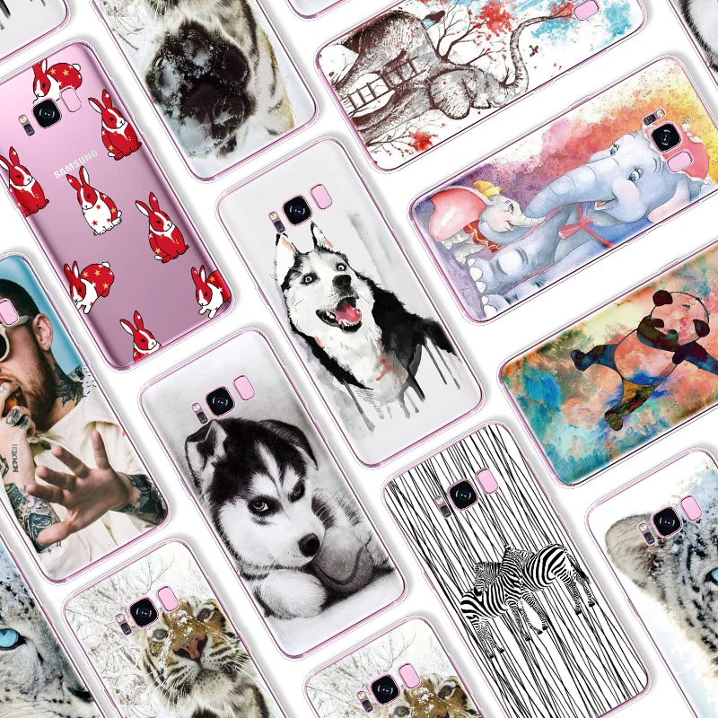 

Animals Patterned Cover For Samsung Galaxy A40 A50 A60 A70 A3 A5 A7 2016 2017 A9 A8 A6 Plus 2018 A10 A20e A30 G530 Silicone Case