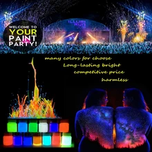 14 цветов Световой Лаки для ногтей Косметическая пудра светиться в темноте светится Косметическая пудра световой пигмент флуоресцентный Косметическая пудра