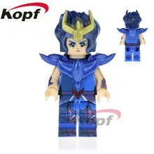 50 шт. PG1155 строительные блоки Рыцари зодиака супер герой Ikki Hyoga Andromeda Athena ST Seiya Кирпичи Детские Подарочные игрушки