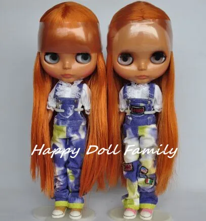 nude Blyth doll, ginger staight long hair, beautiful girl