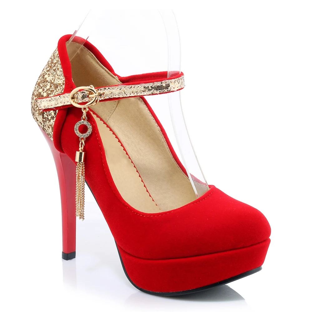 Bout Soirée Femmes Talons Chaussures Minces Sexy Hauts Noir 2018 Noir Femme De Pompe Rouge Troupeau Rond rouge q8wtOYH